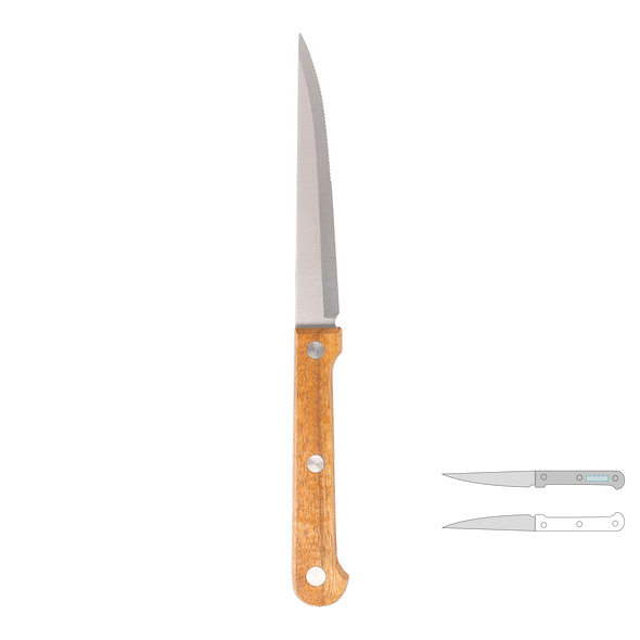 Cuchillo de sierra para carne de acero inoxidable